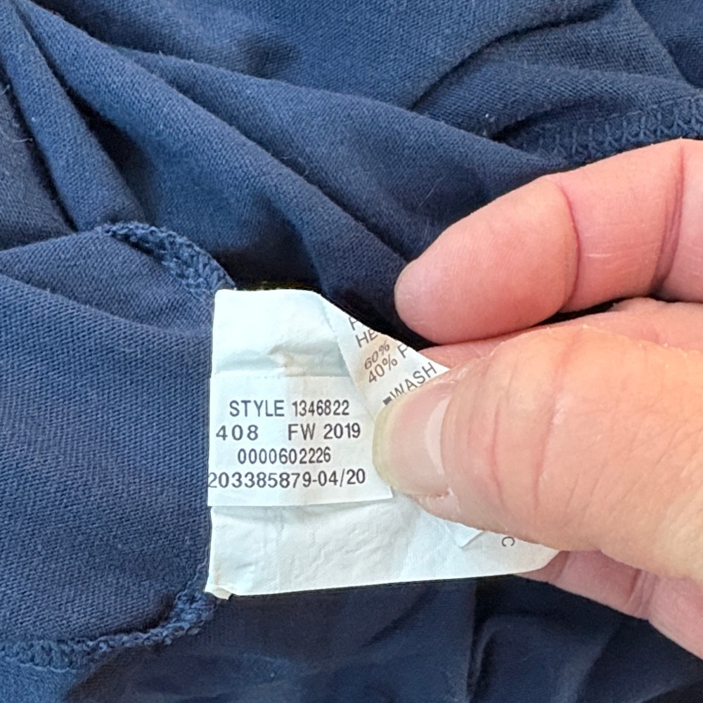 Under Armour Women’s Project Rock Navy T-Shirt Large - Picture 8 of 9